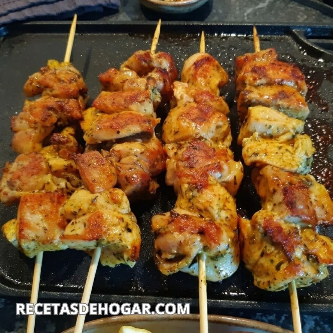 Receta de pincho de pollo al estilo moruno