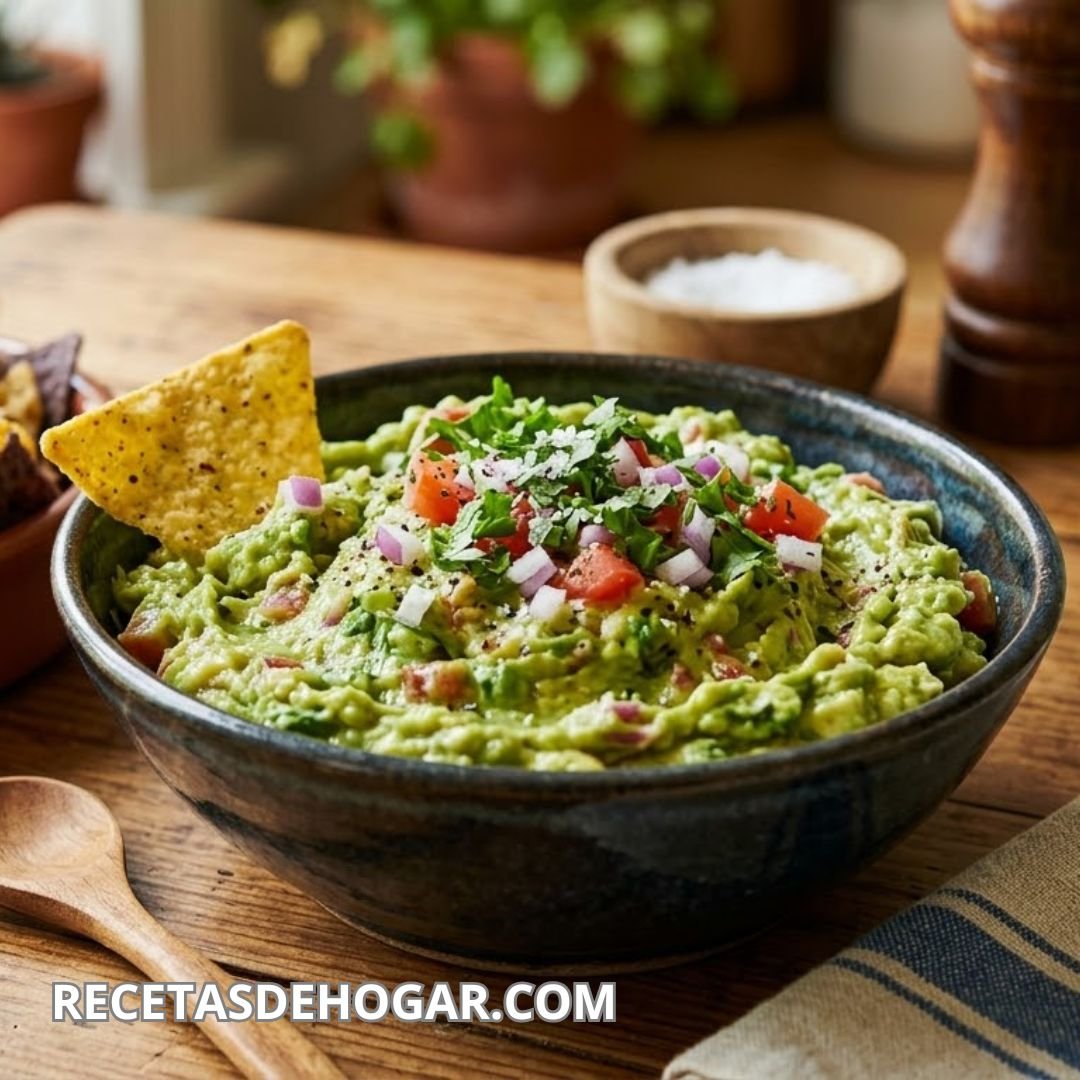 Cómo hacer guacamole casero receta fácil