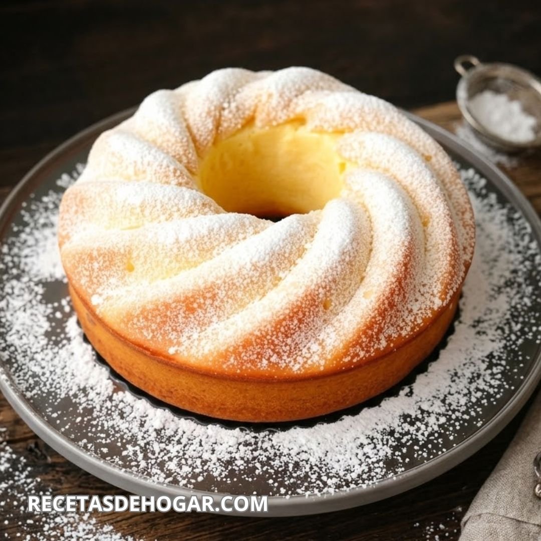 Receta de bizcocho esponjoso de vainilla casero