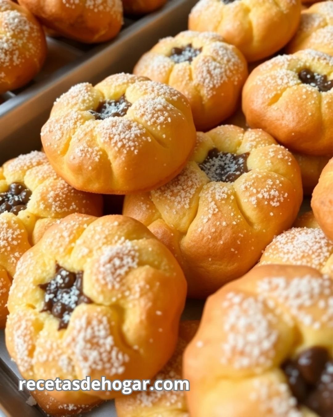 Receta fácil de bollitos de chocolates caseros