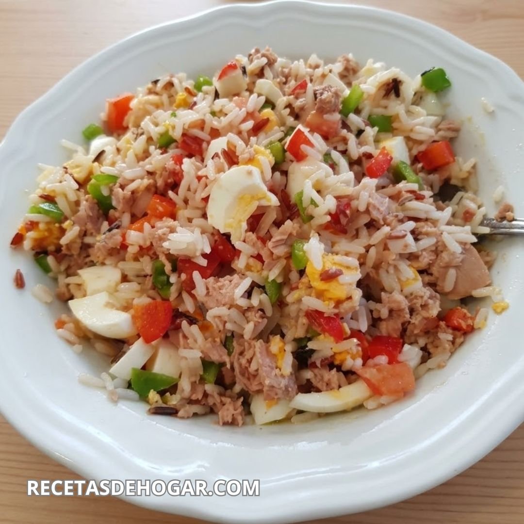 Receta de ensalada de arroz fácil y deliciosa