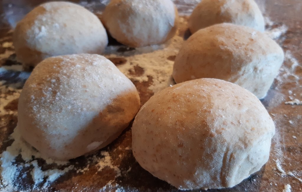 Receta de bollitos de pan integral casero