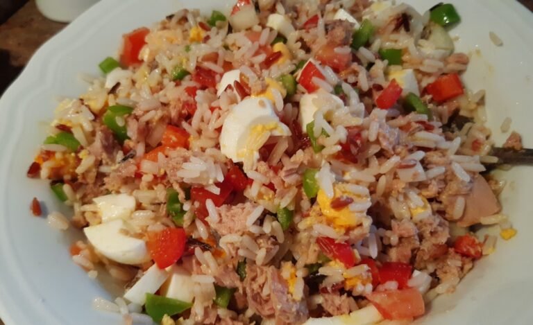 Receta de ensalada de arroz fácil y deliciosa