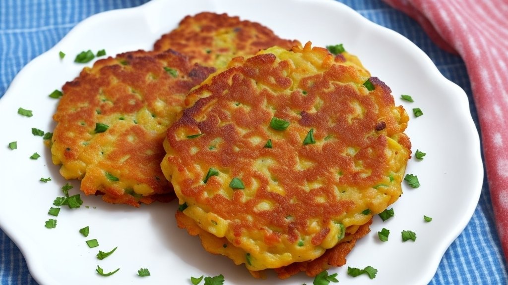 Receta de tortitas crujientes de calabacín