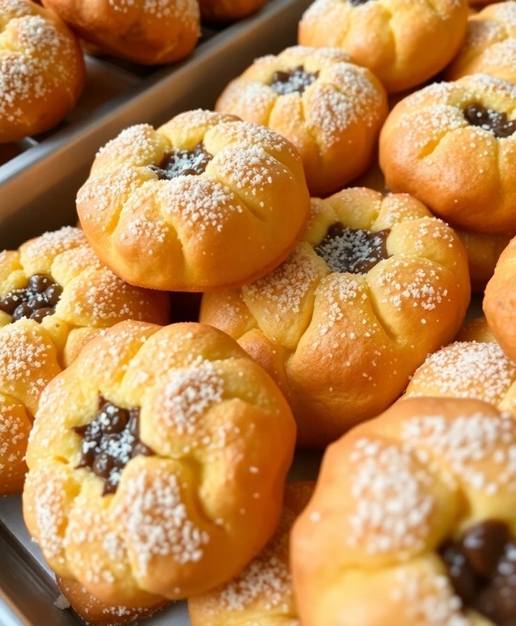 Receta fácil de bollitos de chocolate