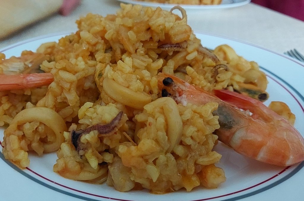 Arroz con calamares consejo para que quede suelto