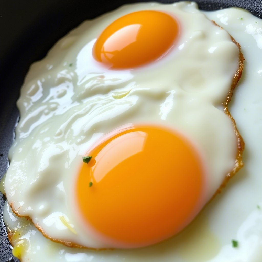 Huevos fritos perfectos sin que se rompan