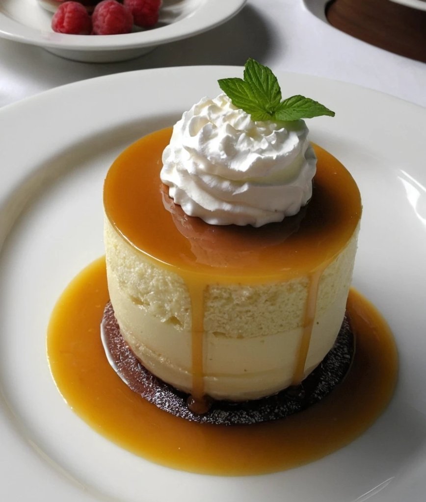 Receta de pudin de flan con caramelo