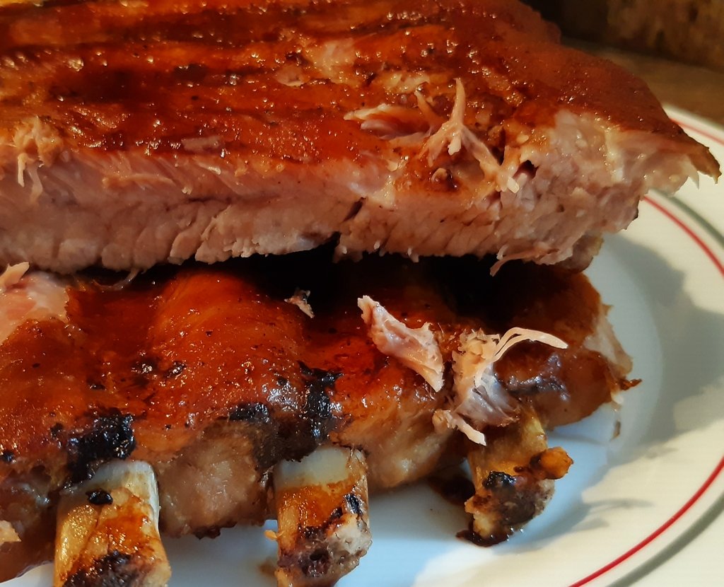 Receta de costillas con salsa barbacoa