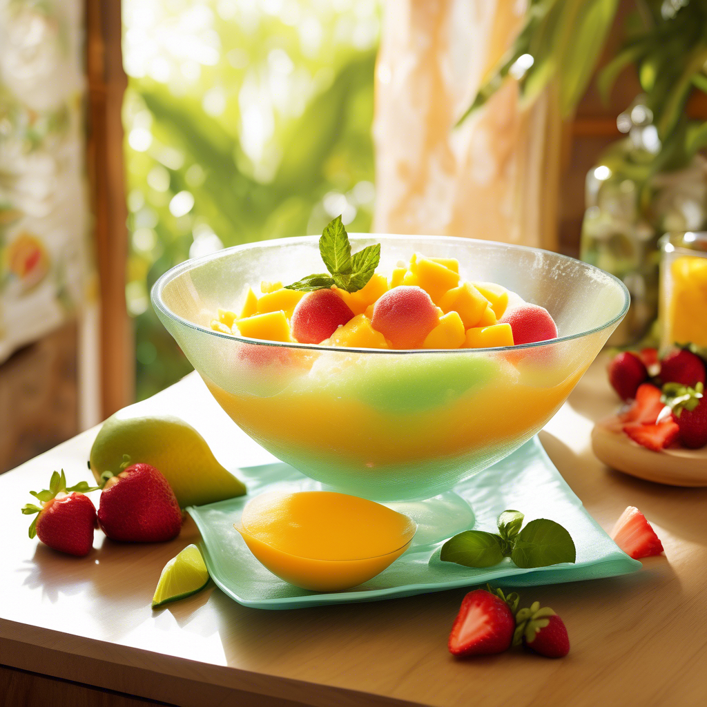 Sorbete refrescante y fácil