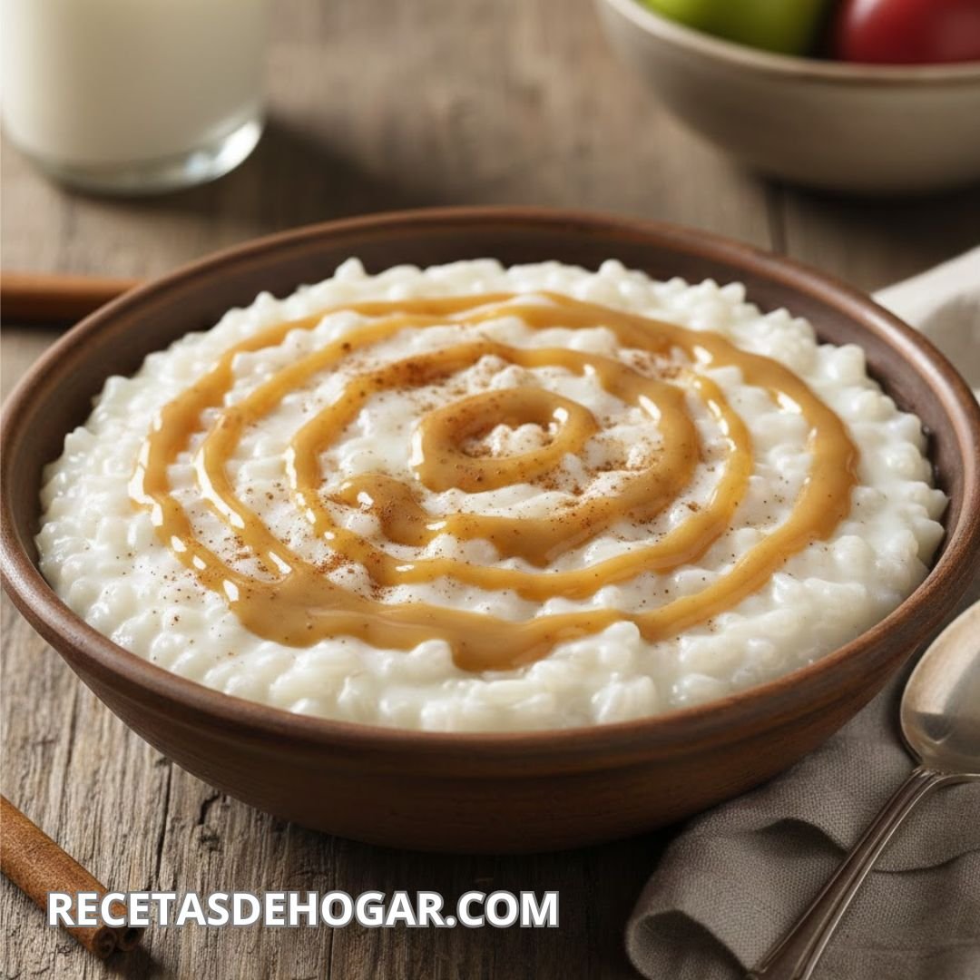 Arroz con leche condensada un toque diferente