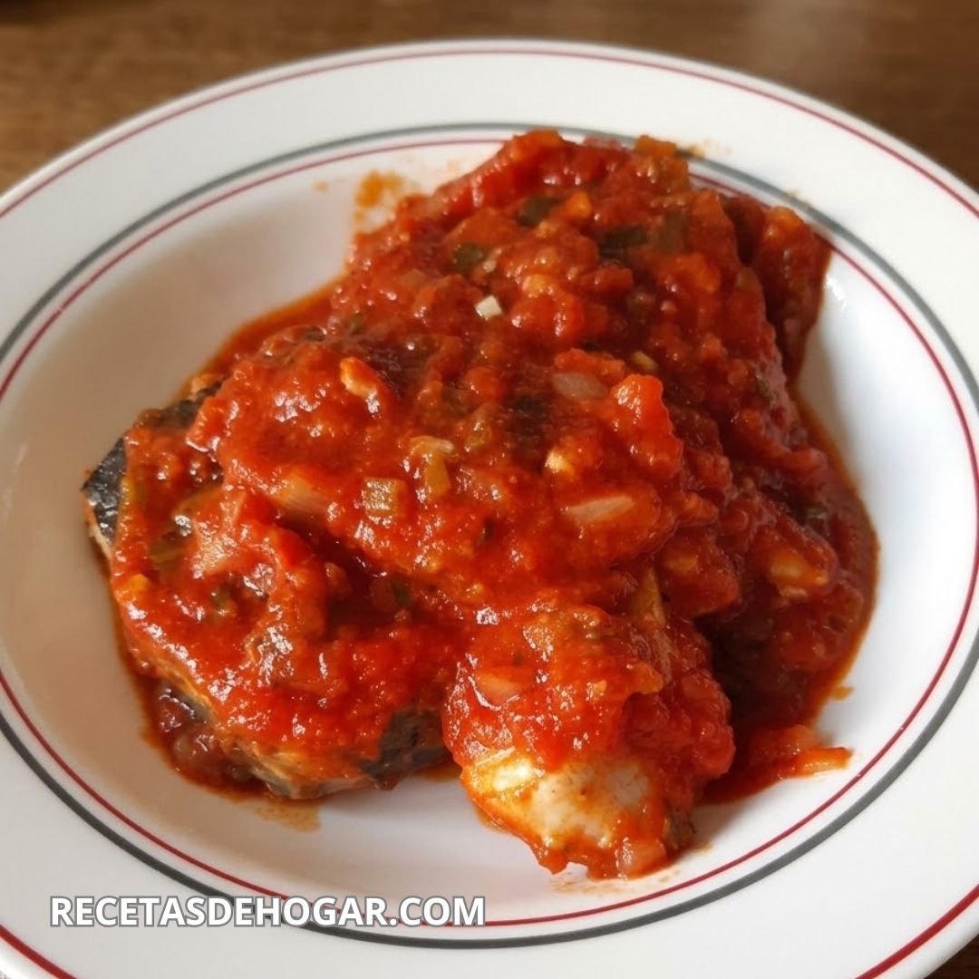 Receta de bacalao con tomate tradicional y casera