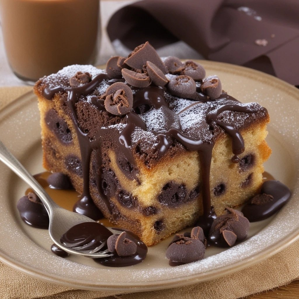 Receta de pudin de pan y chocolate