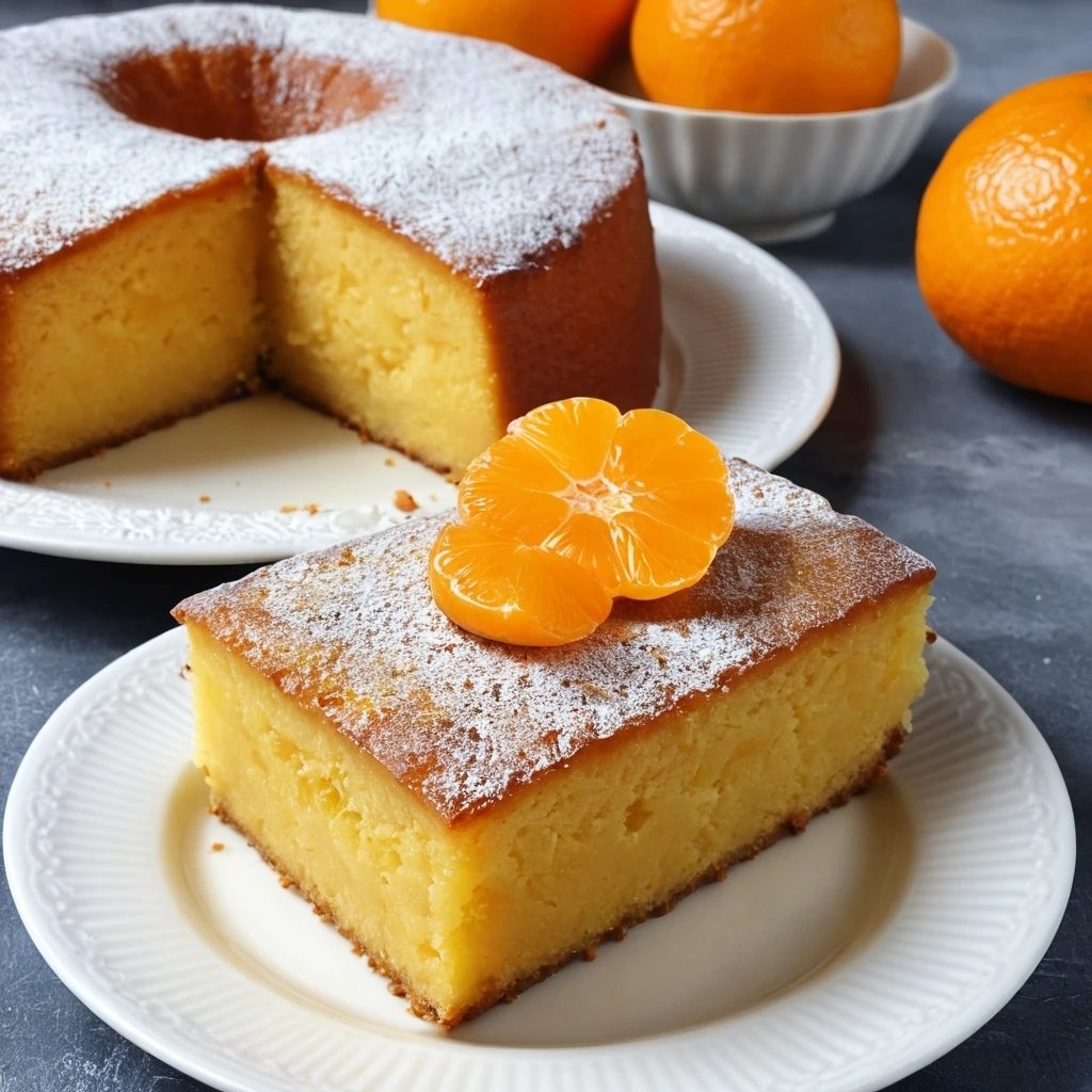 Receta de queque húmedo de mandarina