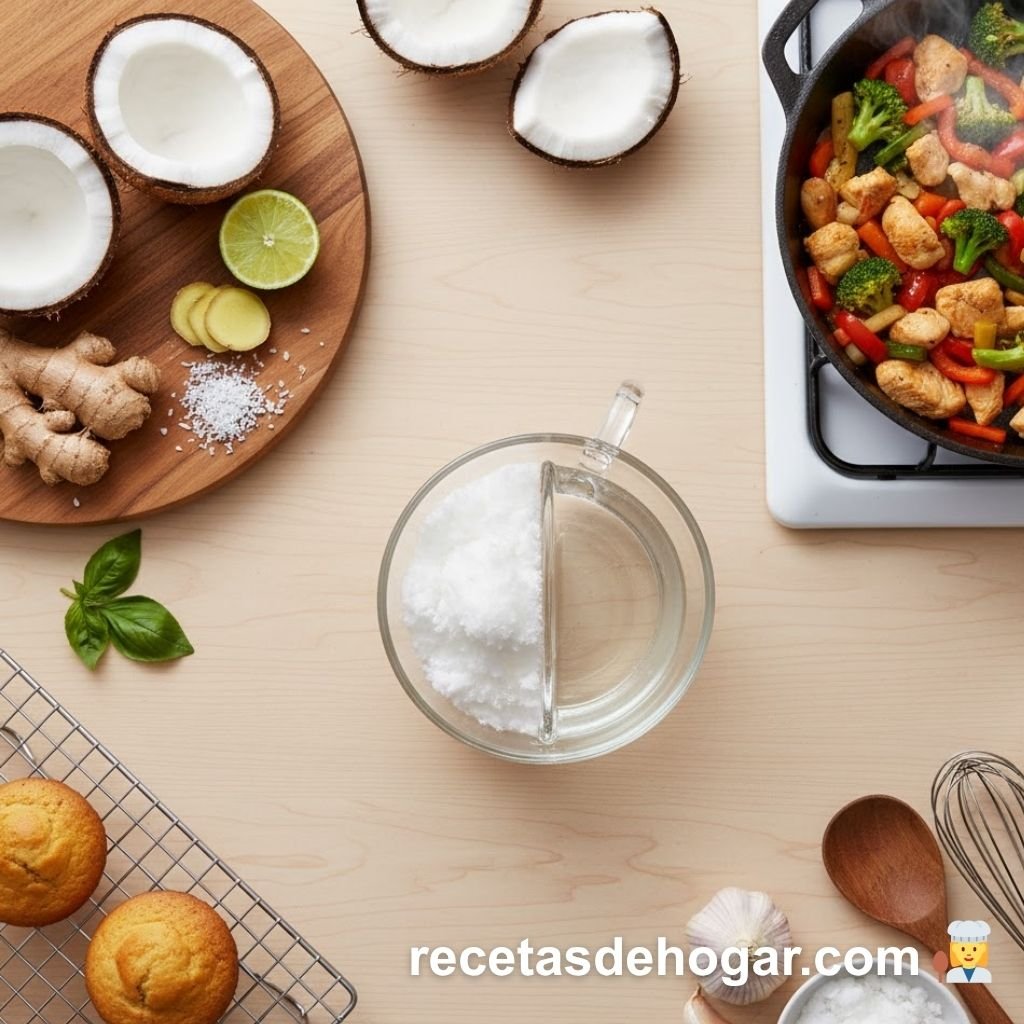 ACEITE DE COCO EN LA COCINA