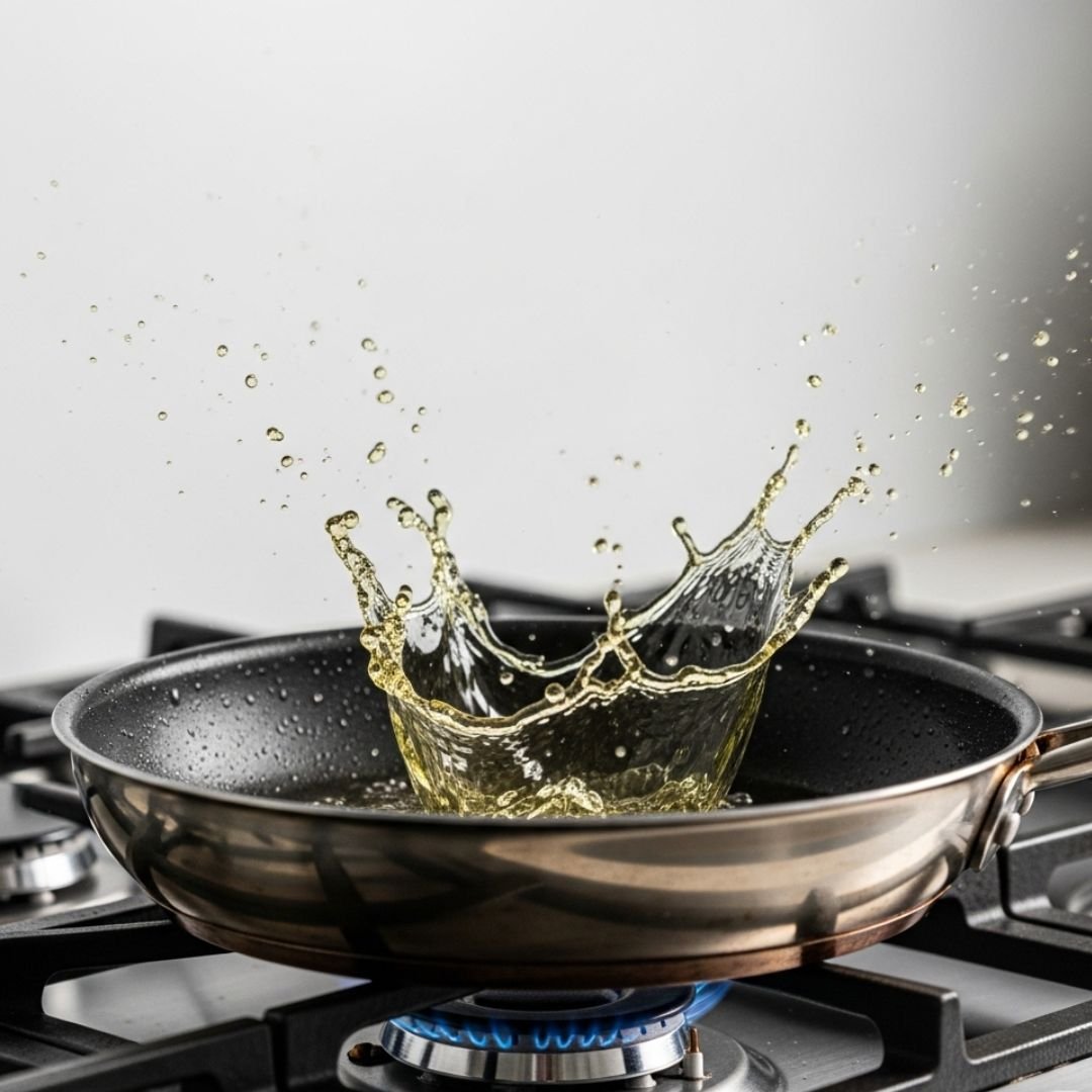 aceite que no salte al freír truco