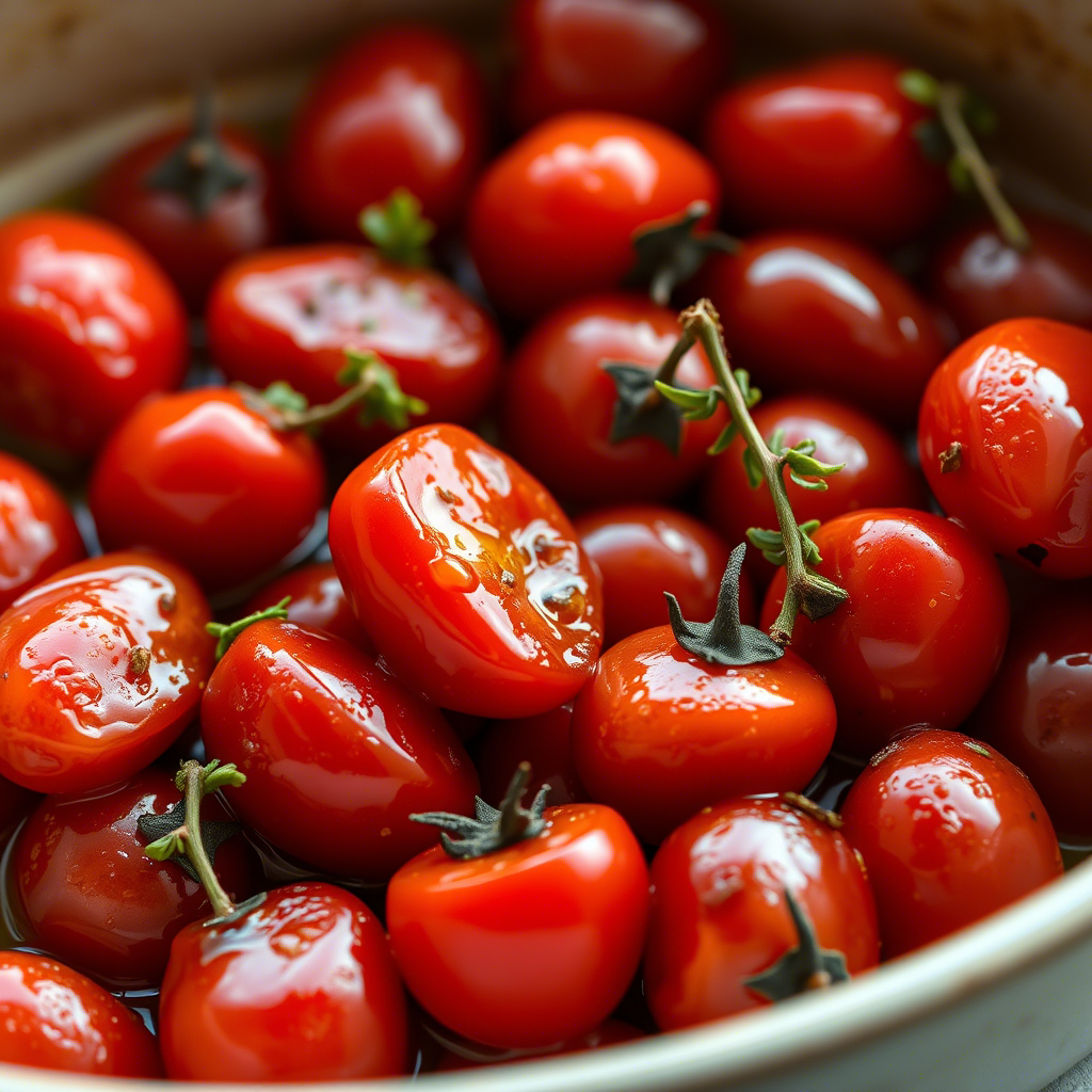 TOMATES CHERRY CONFITADOS